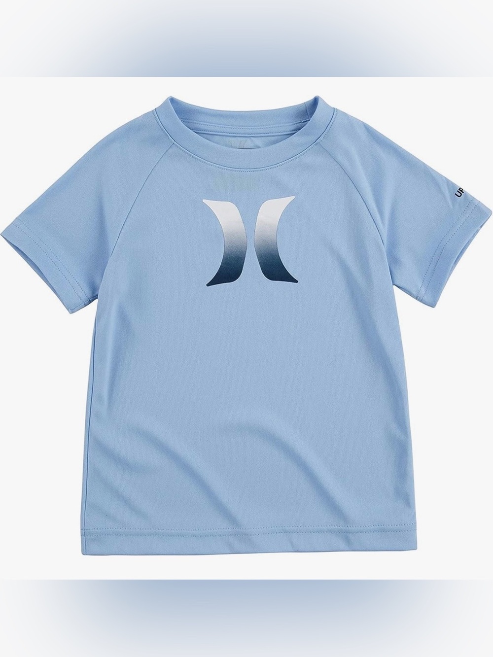 NEW Hurley Boys' Rash Guard Shirt, Color: Psychic Blue Icon, Size: L